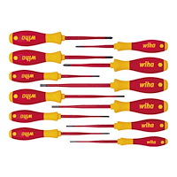 Wiha Wiha SoftFinish electric slimFix 3201 - skruvmejseluppsättning - 12 delar