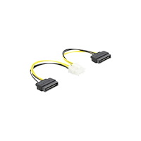 DeLOCK Delock - strömkabel - SATA-ström till 8-stifts EPS12V - 15 cm