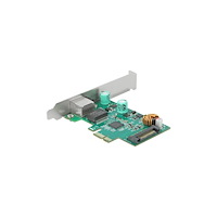 DeLOCK Delock - nätverksadapter - PCIe 2.1 - 10M/100M/1G/2.5 Gigabit Ethernet x 1