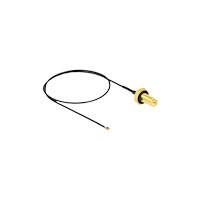 DeLOCK Delock antennkabel - 35 cm - grå, svart