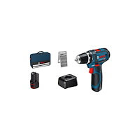 Bosch Group Bosch GSR Professional 12V-15 - borr/drivare - sladdlös - 2 hastigheter - 2 batterier