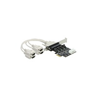 DeLOCK Delock - seriell adapter - PCIe 2.0 - RS-232 x 4