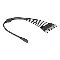 DeLOCK Delock - strömdelare - DC-jack 5,5 x 2,1 mm till DC-jack 5,5 x 2,1 mm - 50 cm