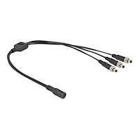 DeLOCK Delock - strömdelare - DC-jack 5,5 x 2,1 mm till DC-jack 5,5 x 2,1 mm - 50 cm