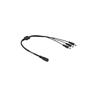 DeLOCK Delock - strömdelare - DC-jack 5,5 x 2,1 mm till DC-jack 5,5 x 2,1 mm - 50 cm