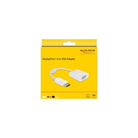 DeLOCK Delock - videokort - DisplayPort till HD-15 (VGA) - 15 cm