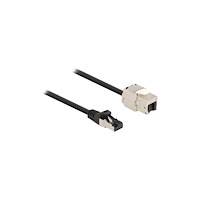 DeLOCK Delock nätverksförlängningskabel - 50 cm - svart