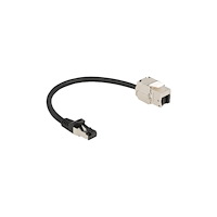 DeLOCK Delock nätverkskabel - 25 cm - svart