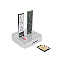 DeLOCK Delock - SSD-dockningsstation - M.2 NVMe Card - USB 3.2 (Gen 2)