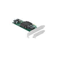 DeLOCK Delock PCI Express x8 Card to 4 x internal SFF-8643 NVMe - Low Profile Form Factor - kontrollerkort - U.2 NVMe - PCIe 3....
