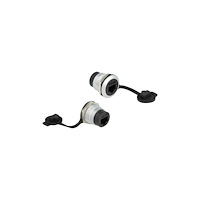 DeLOCK Delock - snäppbar modul - CAT6 with protective dust cap IP67 dust and waterproof - 1 nätverksuttag - svart