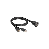 DeLOCK Delock HDMI / USB förlängningskabel - 1 m