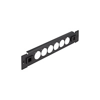 DeLOCK Delock kopplingspanel (tom) - 1U - 10" - D-type, tool free