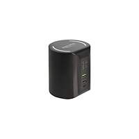 DeLOCK Delock trådlöst laddningsstativ/nätadapter - 2 x USB, USB-C - 58 Watt