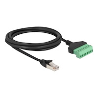 DeLOCK Delock nätverkskabel - 2 m - svart