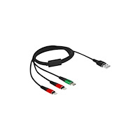 DeLOCK Delock 3 in 1 dedikerad laddningskabel - 1 m
