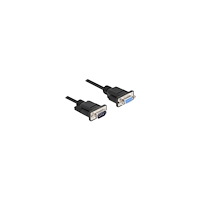 DeLOCK Delock - nollmodemkabel - DB-9 till DB-9 - 50 cm