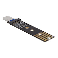 DeLOCK Delock - gränssnittsadapter - M.2 Card (PCIe NVMe & SATA) - USB 3.2 (Gen 2)