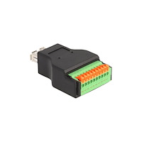 DeLOCK Delock - USB-adapter - USB typ A till 10 stifts terminalblock