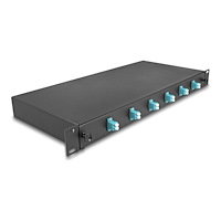 DeLOCK Delock fiberoptisk skarvlåda - 1U - 19" - OM3, complete assembled