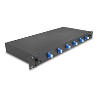 DeLOCK Delock fiberoptisk skarvlåda - 1U - 19" - OS2, complete assembled