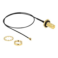 DeLOCK Delock antennkabel - 35 cm - svart