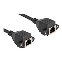 DeLOCK Delock nätverksförlängningskabel - 25 cm - svart