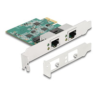 DeLOCK Delock - nätverksadapter - PCIe 2.1 - 10M/100M/1G/2.5 Gigabit Ethernet x 1