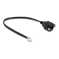 DeLOCK Delock telefonförlängningskabel - 30 cm - svart