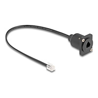 DeLOCK Delock telefonförlängningskabel - 30 cm - svart