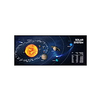 Gembird Gembird MP-SOLARSYSTEM-XL-01 - musmatta - extra stor
