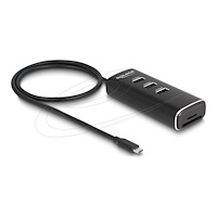 DeLOCK Delock - hubb - 10 Gbps, including SD and Micro SD Card Reader with USB Type-C connector 60 cm cable and switch for each...