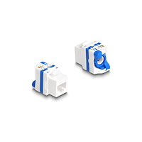 DeLOCK Delock keystone module - vit, blå