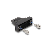 DeLOCK Delock - D-Sub 9-stifts kontakt hus - hane / hona, för flat kabel
