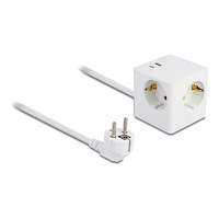 DeLOCK Delock - effektband - med barnskydd, PD 3.0 laddare 20W - 3680 Watt