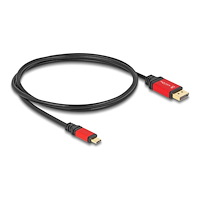 DeLOCK Delock - videoadapterkabel - 24 pin USB-C till DisplayPort - 1 m