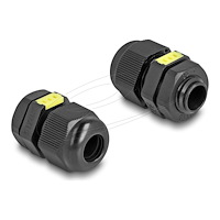 DeLOCK Delock cable gland (M12) - IP68 damm- och vattentålig, med ventilation