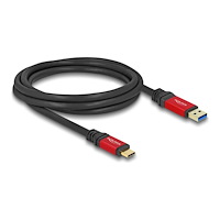 DeLOCK Delock - USB typ C-kabel - 24 pin USB-C till USB typ A - 2 m