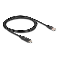 DeLOCK Delock seriell RS-232-adapter - 1.8 m - svart