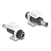 DeLOCK Delock - strömadapter - DC-jack 5,5 x 2,1 mm till DC-jack 5,5 x 2,1 mm