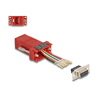 DeLOCK Delock - seriell adapter - DB-9 till RJ-45 (8 pin)