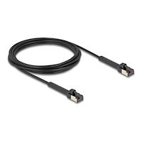 DeLOCK Delock patch-kabel - 3 m - svart