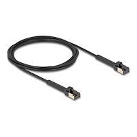 DeLOCK Delock patch-kabel - 2 m - svart