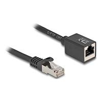 DeLOCK Delock nätverksförlängningskabel - 50 cm - svart