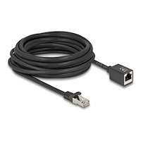 DeLOCK Delock nätverksförlängningskabel - 7.5 m - svart