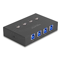 DeLOCK Delock - USB-växel - 5 Gbps, 4 PC till 1 enhet - 5 portar