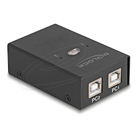 DeLOCK Delock - USB-brytare - 2 PC till 4 enheter - 6 portar