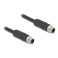 DeLOCK Delock - sensorkabel - 4 stifts M12 till 4 stifts M12 - 5 m