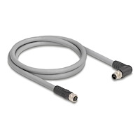 DeLOCK Delock - sensorkabel - 5-stifts M12 till 5-stifts M12 - 1 m