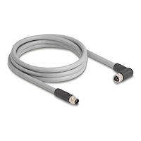 DeLOCK Delock - sensorkabel - 5-stifts M12 till 5-stifts M12 - 2 m
